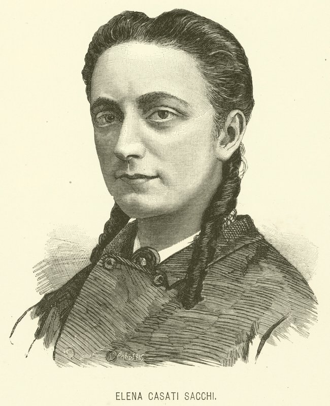 Elena Casati Sacchi (gravür) by Italian School
