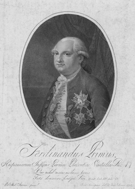 Ferdinand I, Parma Dükü (gravür) by Italian School