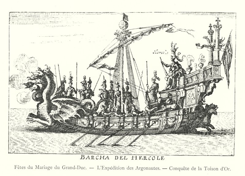 Grandük'ün Evlilik Şölenleri, Argonotların Seferi, Altın Postun Fethi (gravür) by Italian School