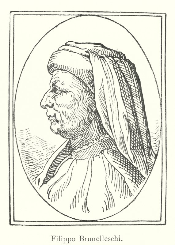 Filippo Brunelleschi (gravür) by Italian School