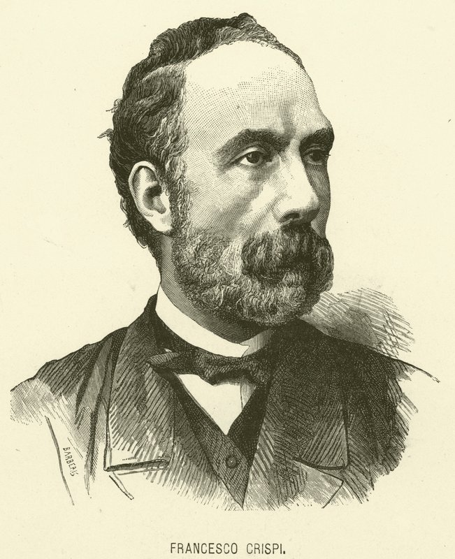 Francesco Crispi (gravür) by Italian School