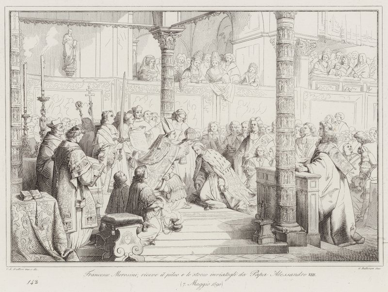 Francesco Morosini, Papa VIII. by Italian School