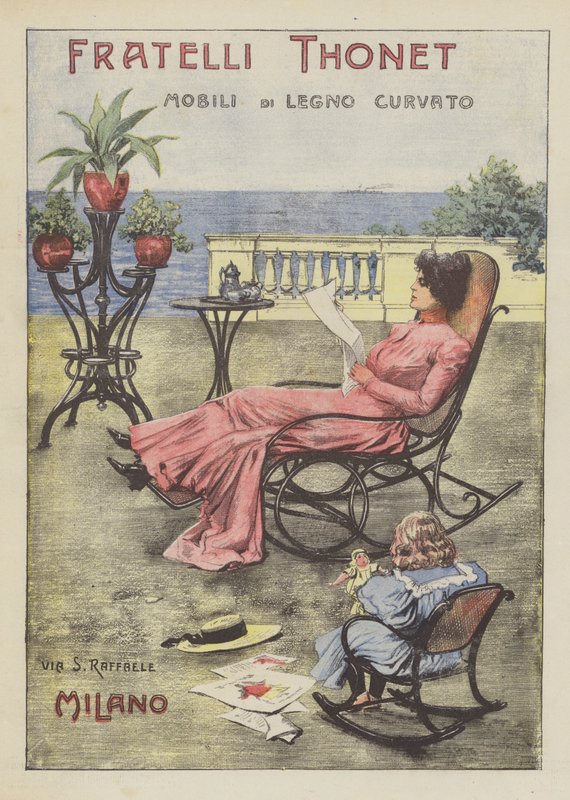 Fratelli Thonet (renkli taş) by Italian School