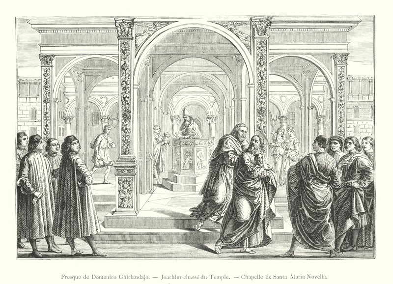 Domenico Ghirlandajo tarafından fresk, Joachim