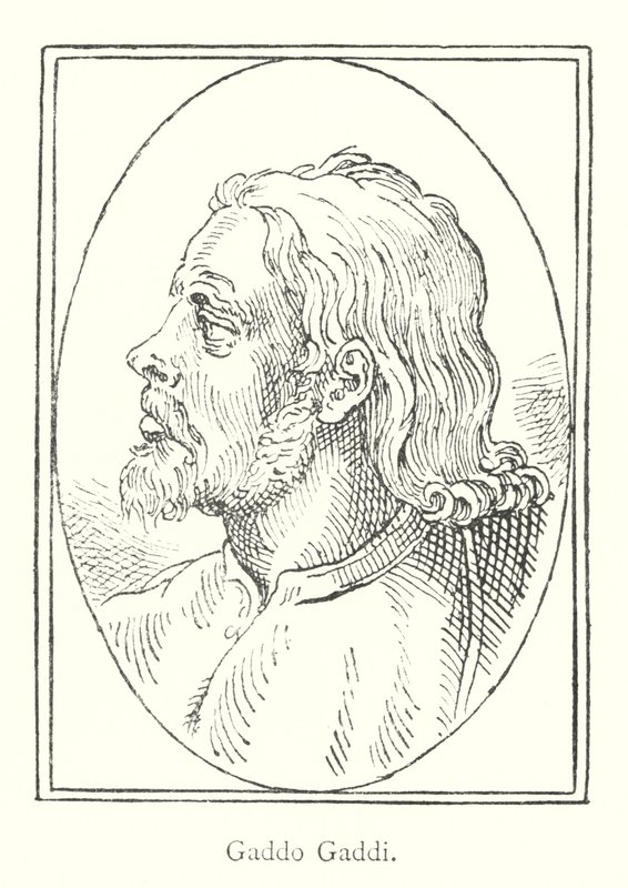 Gaddo Gaddi (gravür) by Italian School
