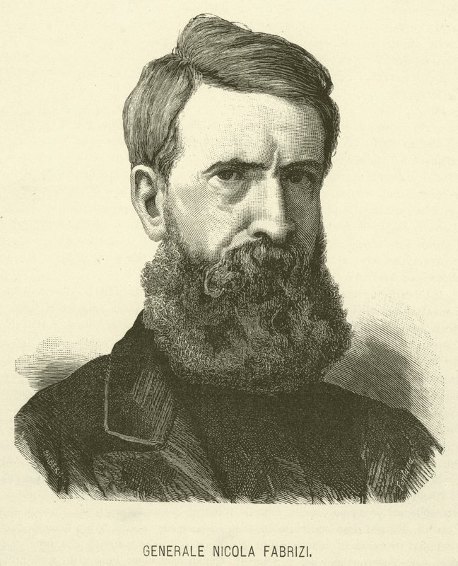 General Nicola Fabrizi (gravür) by Italian School