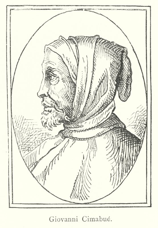 Giovanni Cimabue (gravür) by Italian School