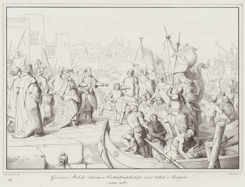 Giovanni Micheli, Bulgarları yenerek İstanbul