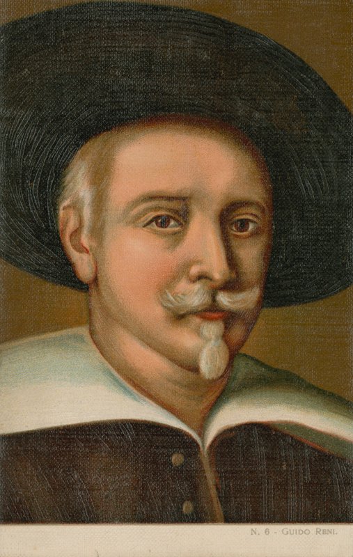 Guido Reni, İtalyan ressam (chromolitho) by Italian School