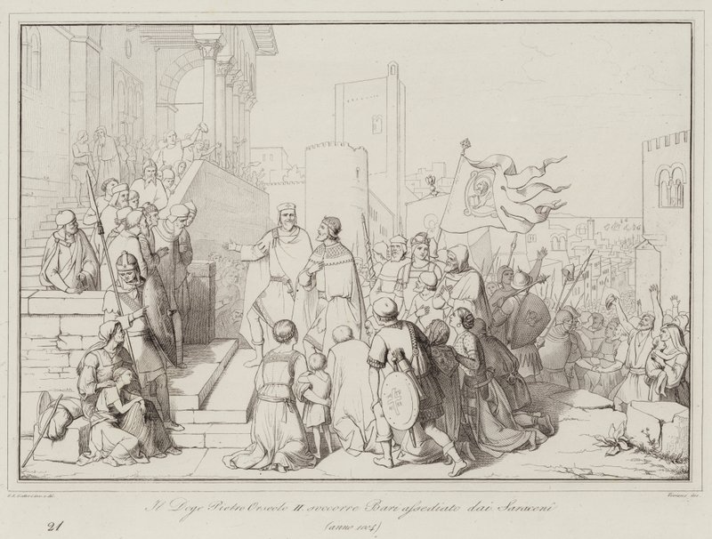Doge Pietro Orseolo II, Bari