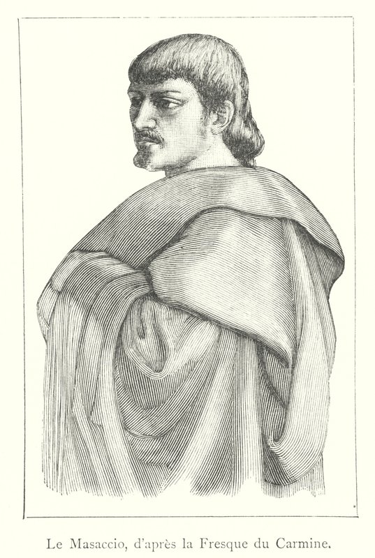 Masaccio, Carmine Fresk'ten sonra (gravür) by Italian School