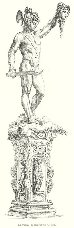 Persee de Benvenuto Cellini (gravür) by Italian School