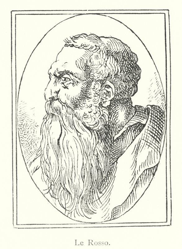 Le Rosso (gravür) by Italian School
