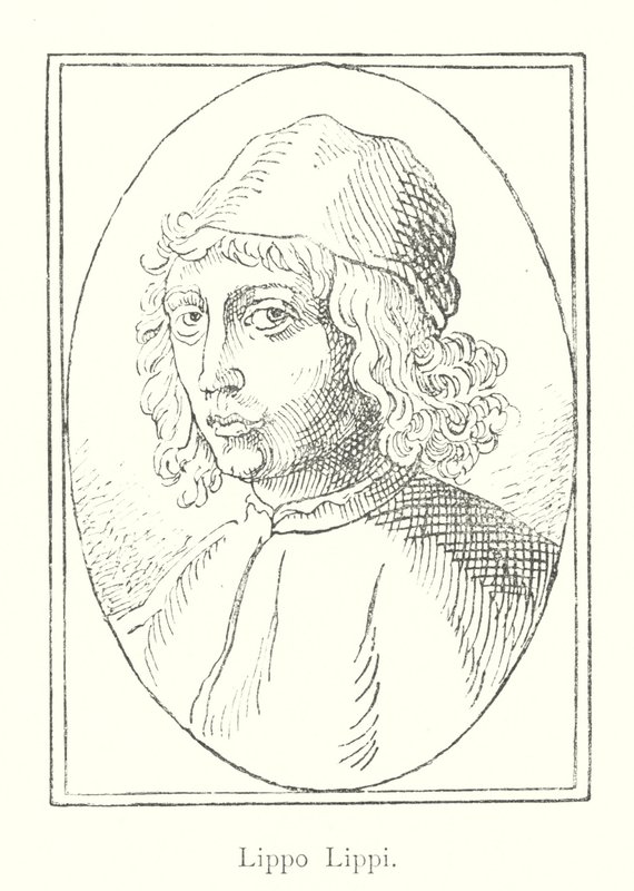 Lippo Lippi (gravür) by Italian School