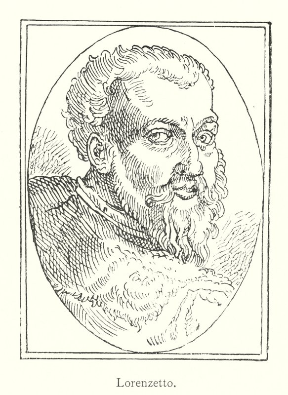 Lorenzetto (gravür) by Italian School