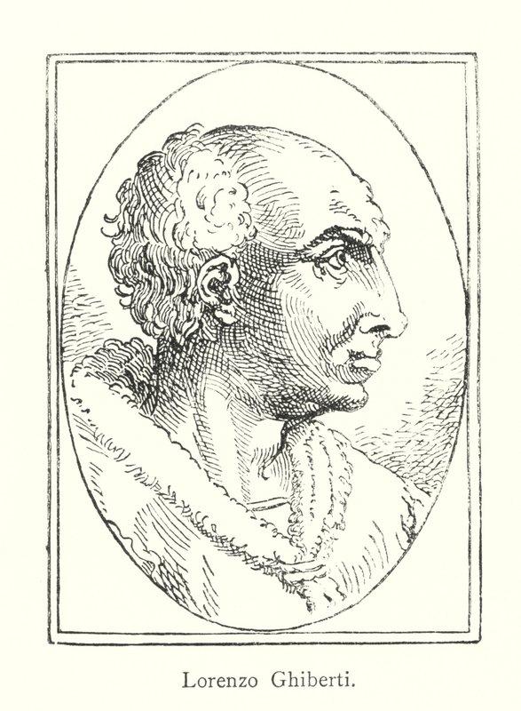 Lorenzo Ghiberti (gravür) by Italian School