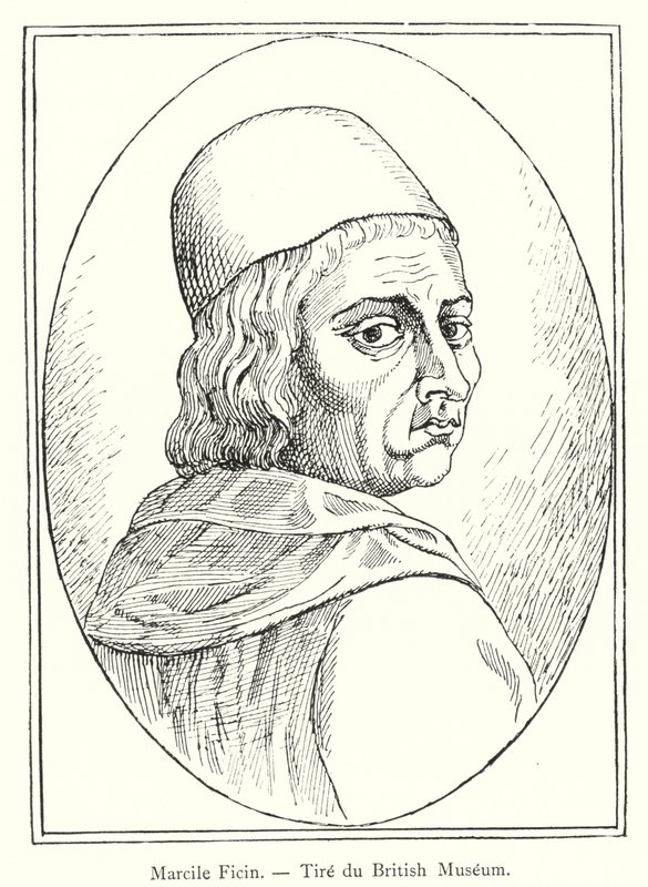 Marcile Ficin, British Museum Tire (gravür) by Italian School