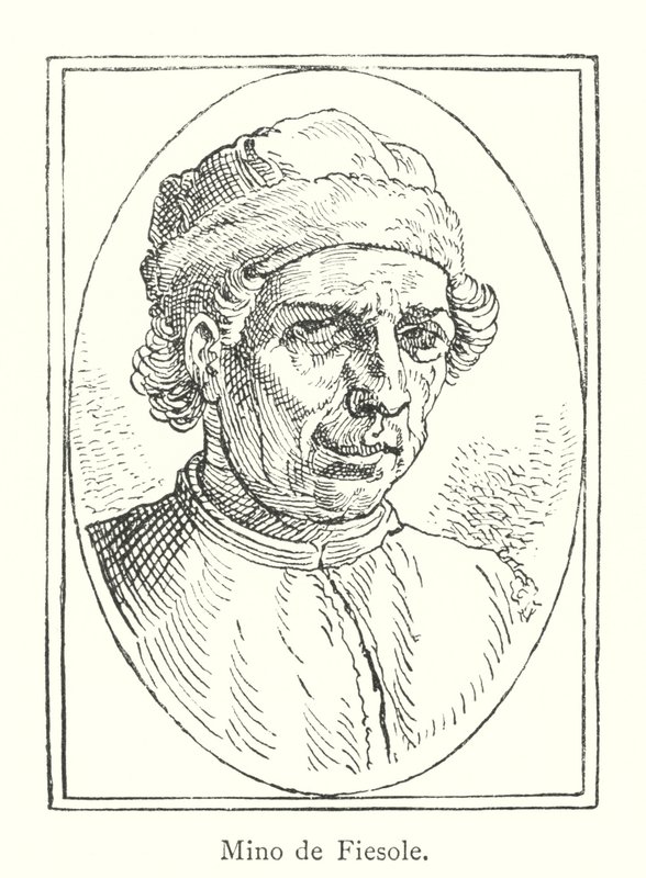 Mino de Fiesole (gravür) by Italian School