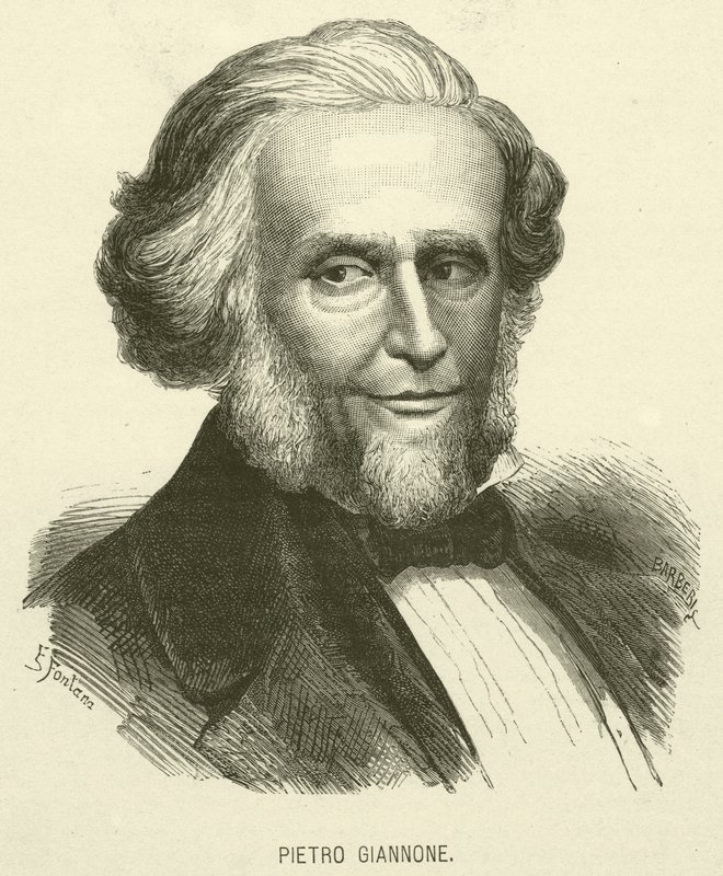 Pietro Giannone (gravür) by Italian School
