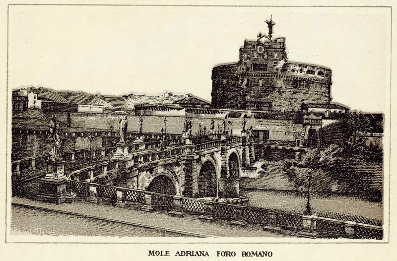 Roma: Köstebek Adriana Roma Forumu (lito) by Italian School