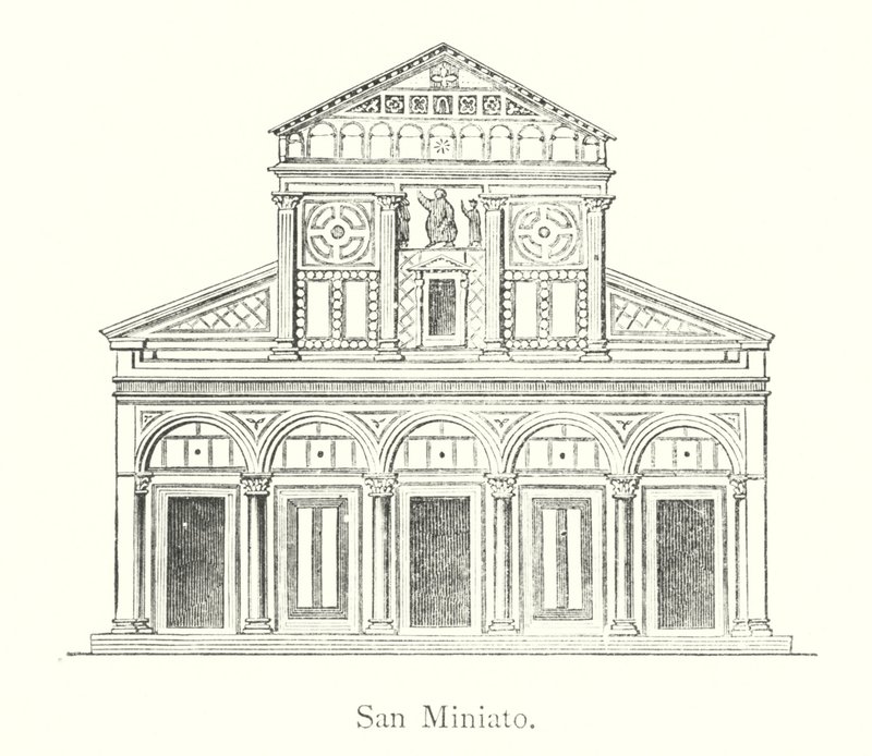 San Miniato (gravür) by Italian School