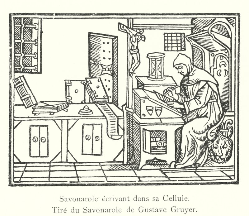 Savonarola Hücresinde Yazıyor, Savonarola