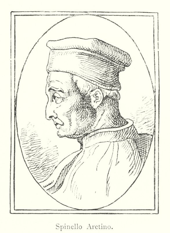 Spinello Aretino (gravür) by Italian School