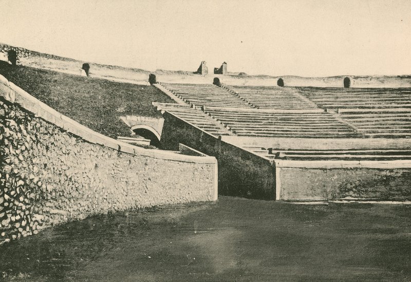 Amfitiyatro olduğu gibi (gravür) by Italian School