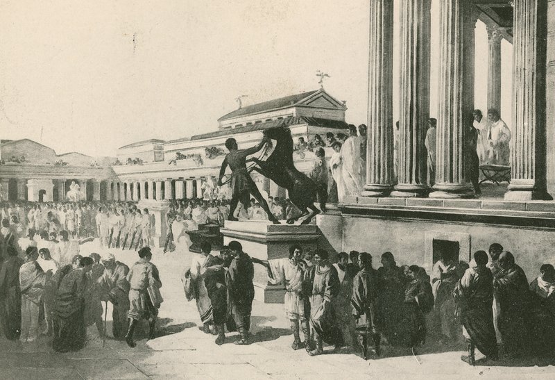 Sivil Forumda Seçimler (gravür) by Italian School