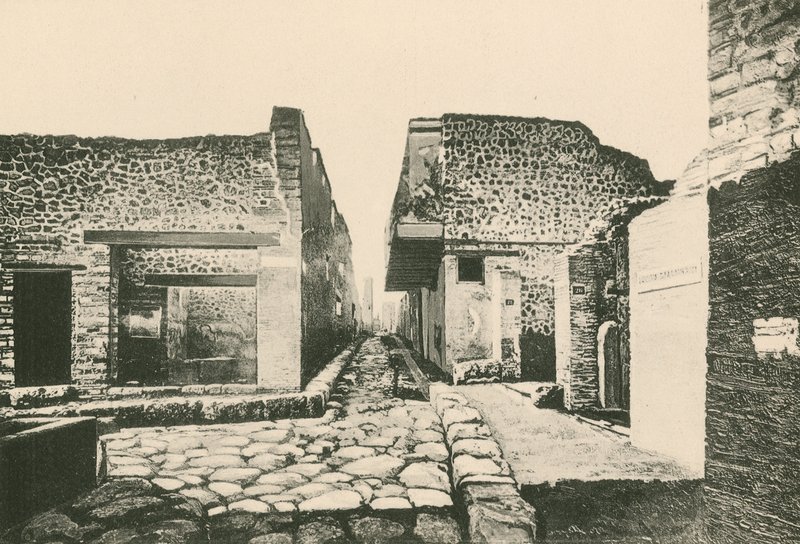 Pensile Balkon Evi olduğu gibi (gravür) by Italian School