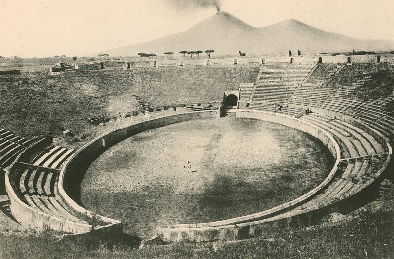 Amfi Tiyatro Panoraması (gravür) by Italian School