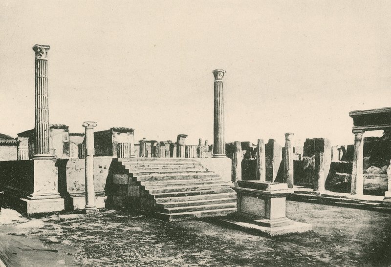 Apollon Tapınağı olduğu gibi (gravür) by Italian School