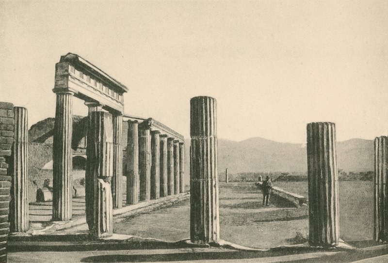 Olduğu gibi Üçgen Forum (gravür) by Italian School
