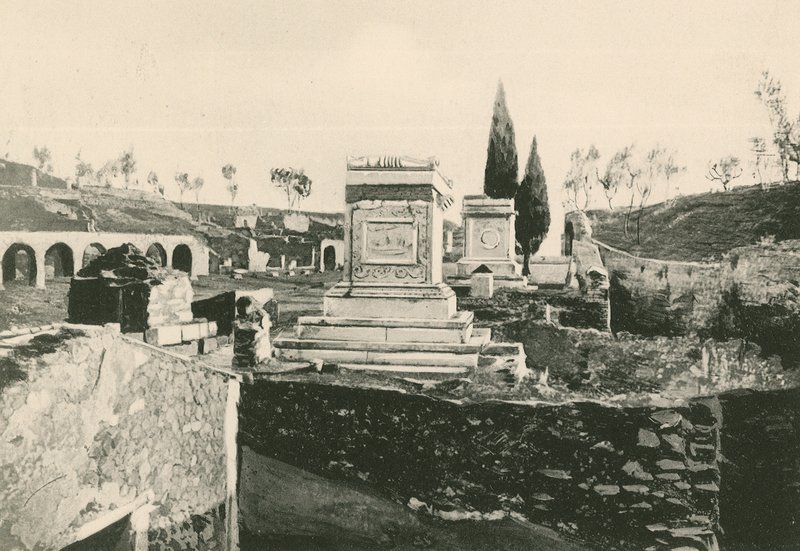 Ustrinum veya Krematoryum olduğu gibi (gravür) by Italian School