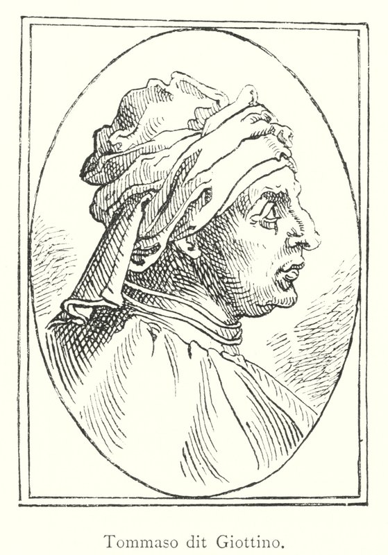 Tommaso dit Giottino (gravür) by Italian School