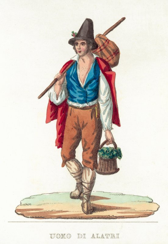 Alatri Adamı (renkli gravür) by Italian School