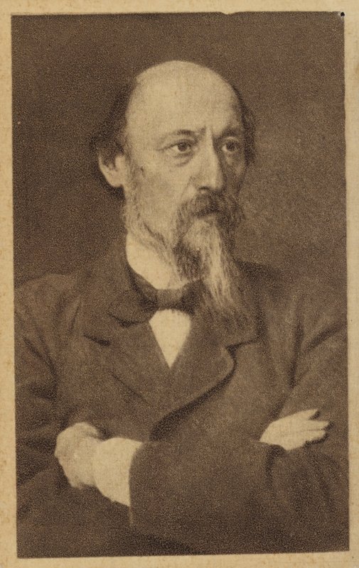 Nikolay Nekrasov, Rus şair by Ivan Nikolaevich Kramskoy