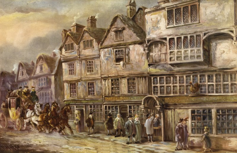 Horoz Tavern, Bishopsgate Caddesi, Londra by J.C. Maggs
