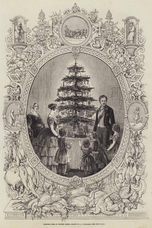 Windsor Kalesi'nde Noel Ağacı by J.L. Williams