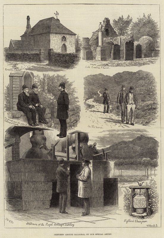 Balmoral ile ilgili eskizler by J.M.L. Ralston