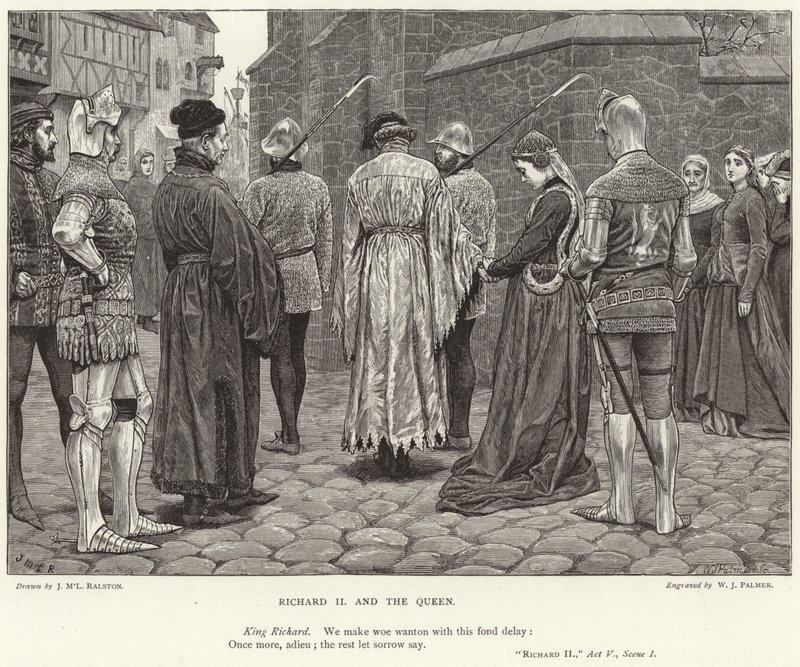Richard II ve Kraliçe, Richard II, Perde V, Sahne I by J.M.L. Ralston