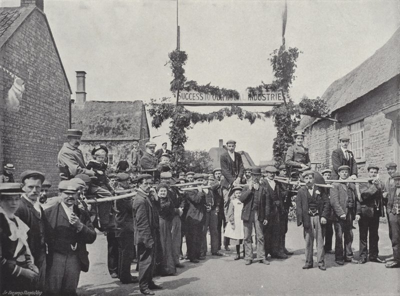 Corby Pole Fuarı, Başkanlık ve Poleing Ziyaretçileri by J. Benjamin Stone