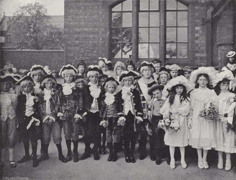 Knutsford 1 Mayıs Festivali, Çocuklar by J. Benjamin Stone