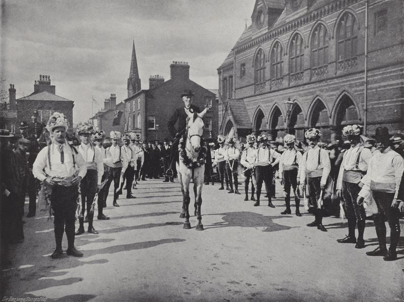 Knutsford Mayıs Günü Festivali, Morris Dansçıları by J. Benjamin Stone