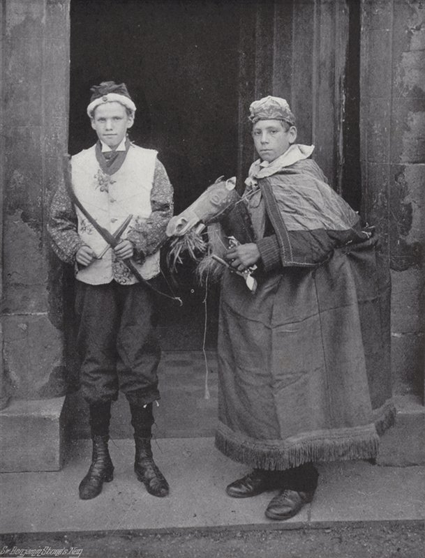 Korna Dansı, Abbots Bromley, Aptal ve Robin Hood by J. Benjamin Stone