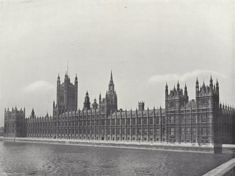 Westminster Sarayı by J. Benjamin Stone