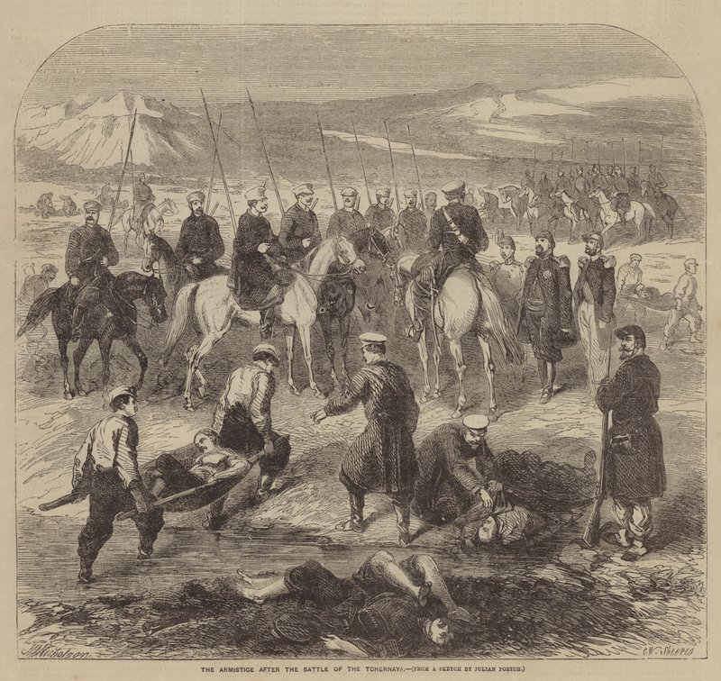 Çernaya Muharebesi Sonrası Mütareke by J. H. Nicholson