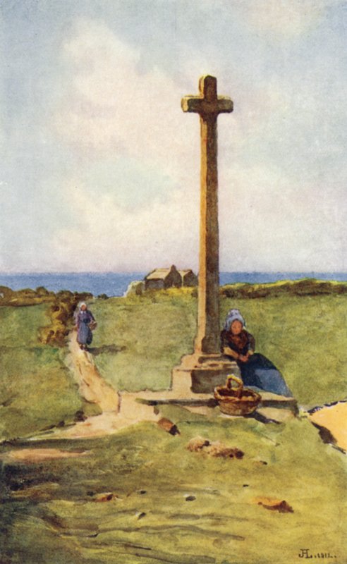 Jacques Cartier hitabet (renkli taş) by J. Hardwicke Lewis