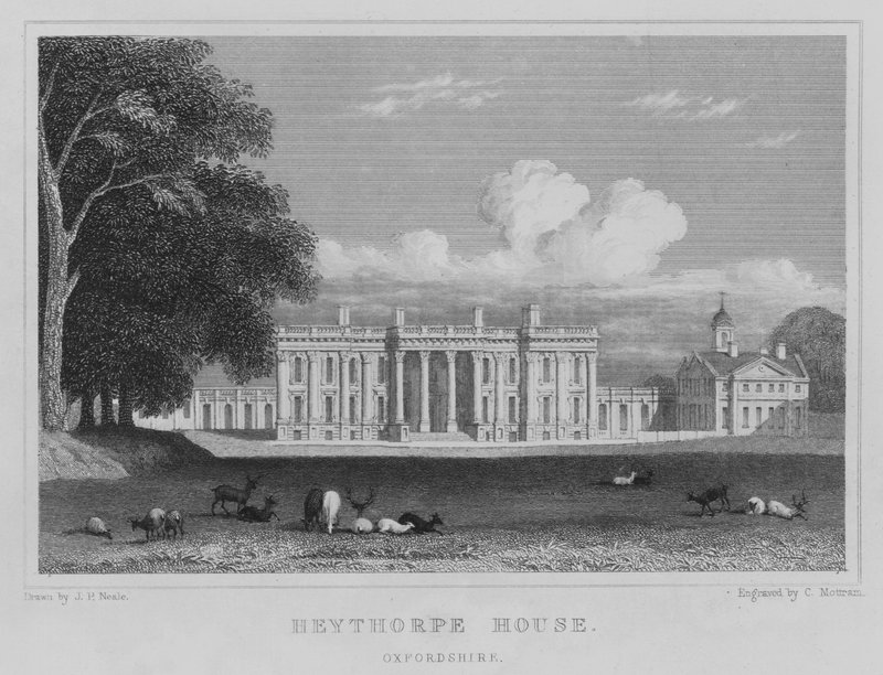 Heythorpe Evi, Oxfordshire (gravür) by John Preston Neale