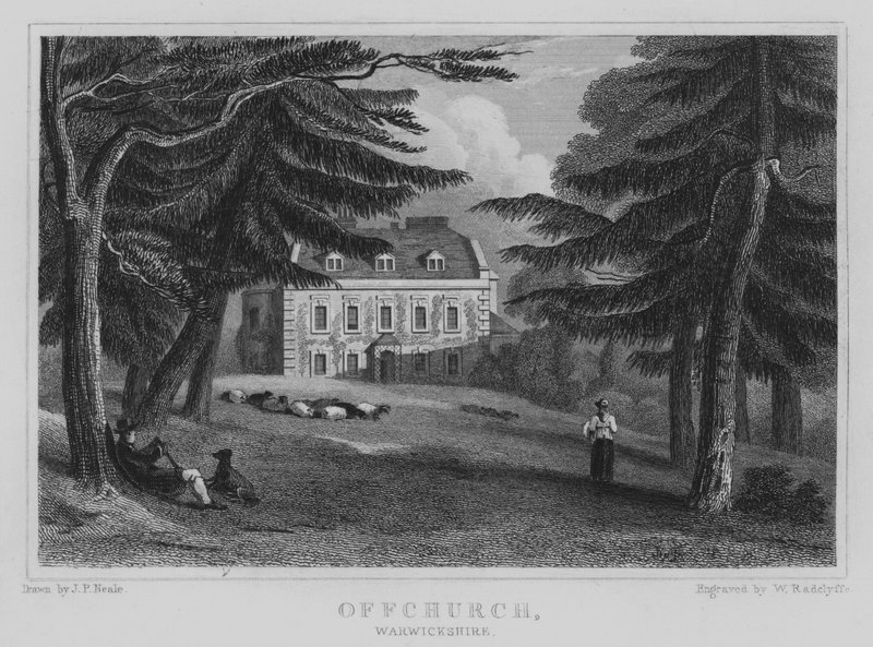 Offchurch, Warwickshire (gravür) by John Preston Neale